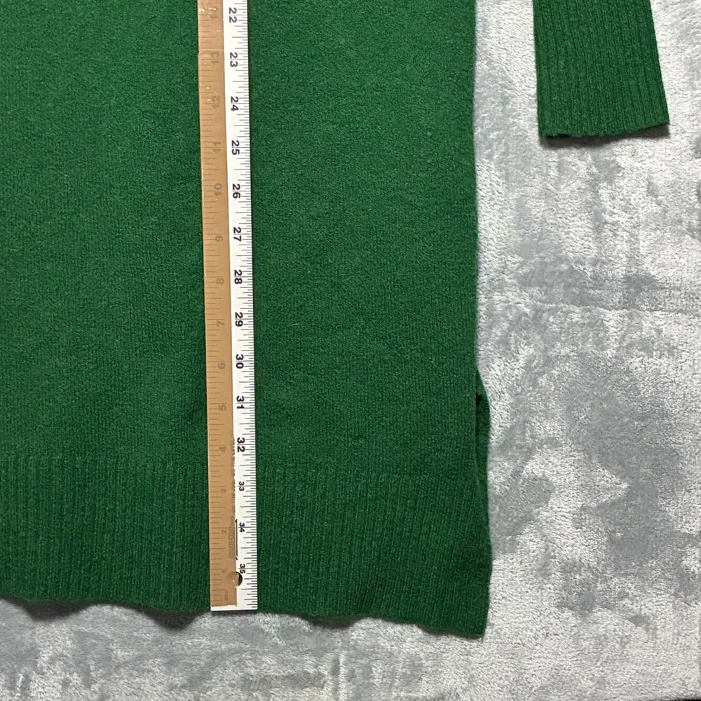 J. Crew Wool Alpaca Blend Turtleneck Sweater Dress Long Sleeve Women's S Green‎